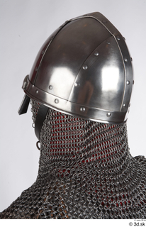  Photos Medieval Guard in mail armor 2 Medieval Clothing Soldier head helmet mail mail armor 0004.jpg